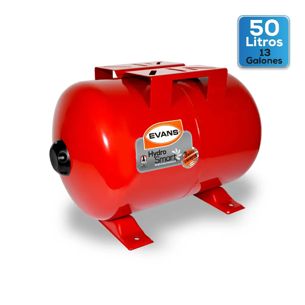 [EQTHM050L] Tanque Hidroneumático Hydro-MAC ® Horizontal 50 Litros