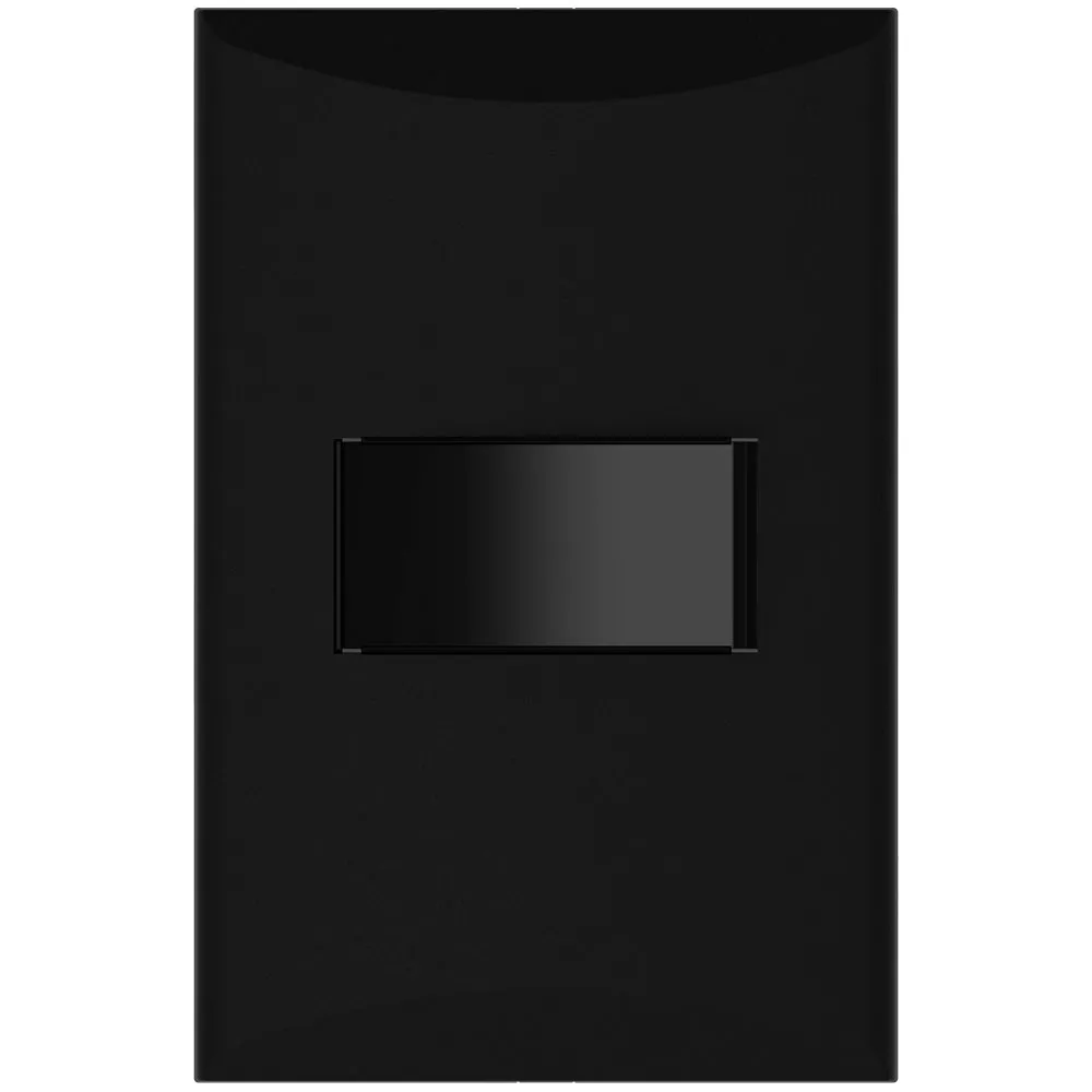 [E041000BK] APAGADOR SENCILLO 1P 15A 125V NEGRO PLATA 1000-BK