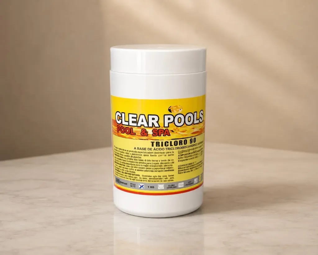 TRICLORO TABLETA CLEAR POOL 1KG (5TB) 1080140