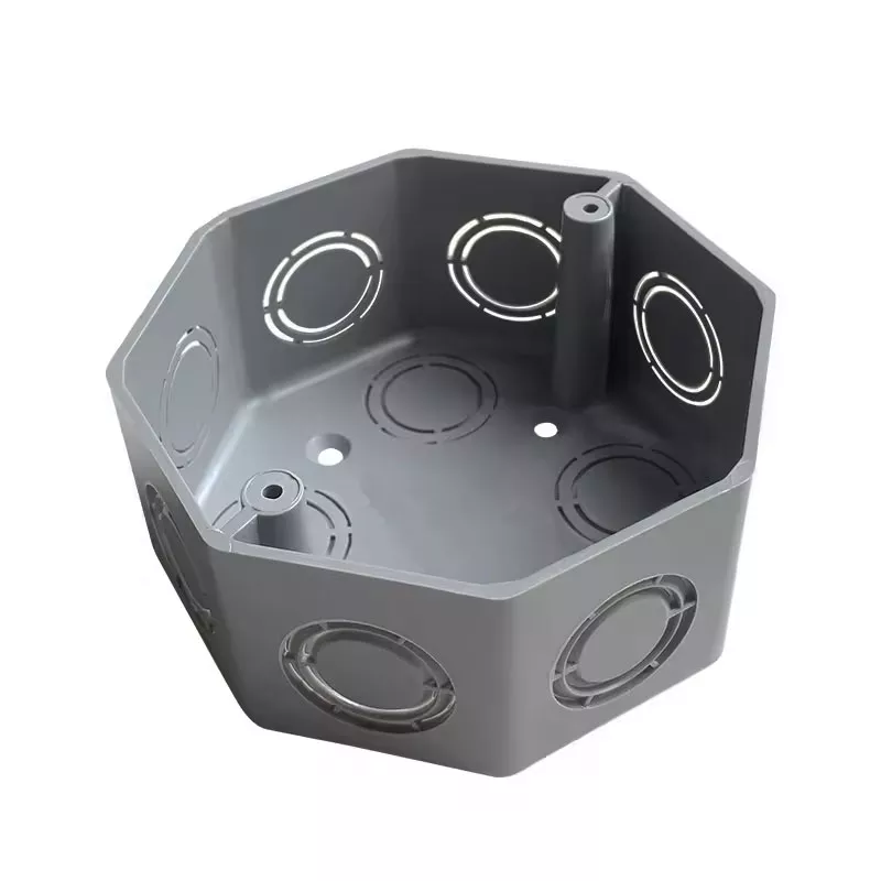 CAJA PVC DURMAN OCTAGONAL (CAJA 82 UDS) GRIS
