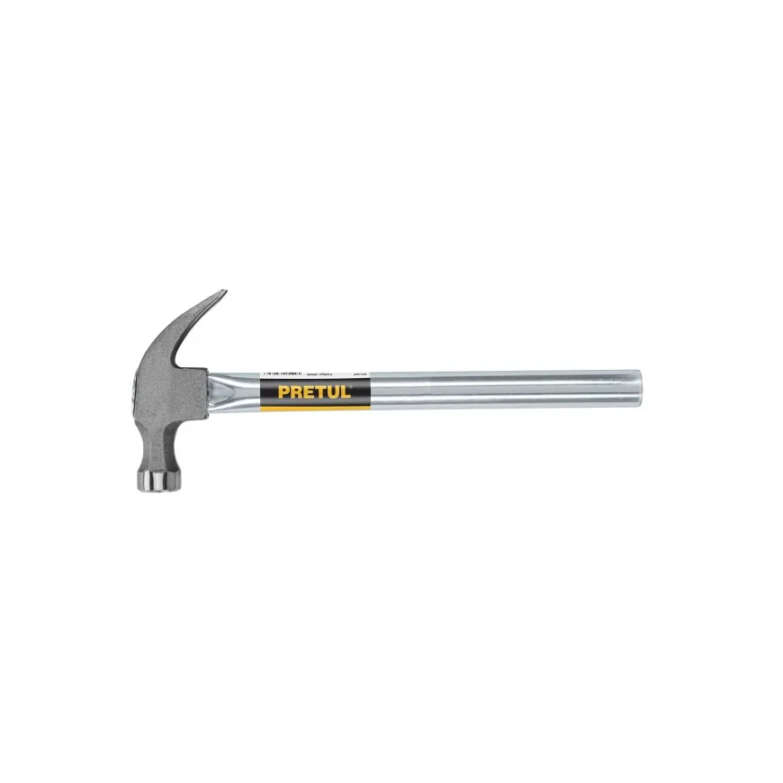 MARTILLO C/CABO TUBULAR CURVO 16OZ MT-16P PRETUL