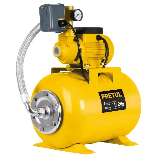 [37019] BOMBA C/TANQUE HIDRONEUMATICO HIDR-1/2X24P PRETUL