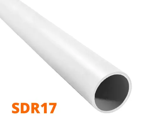 [003825] TUBO PVC 38MM(1 1/2")X6M SDR17 CC BL