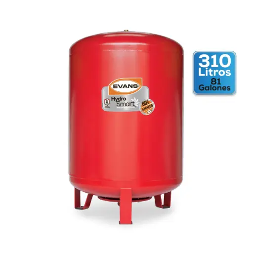 [EQTH310VE] Tanque Hidroneumatico Hydro-Mac ® de 310L vertical