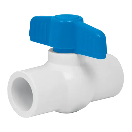 [004370] LLAVE DE PASO BOLA PVC MIP 4" AZULES