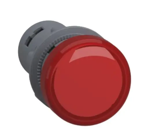 Luz piloto monolítica, Easy Harmony XA2E, plástico, rojo, 22 mm, LED integral